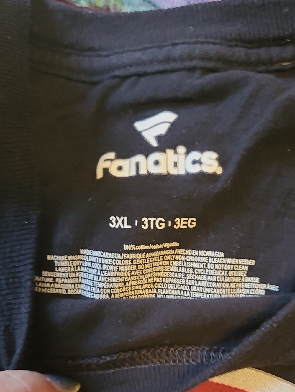 Fanatics Brand Chicago Cubs T-shirt - Black - Size 3X. - Picture 4 of 4